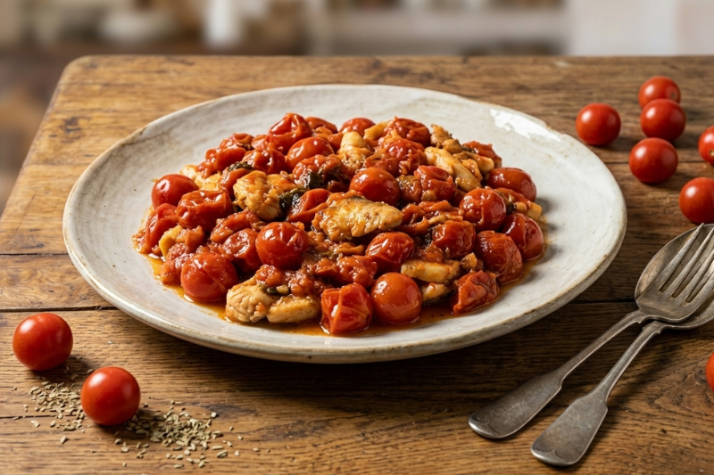 Pesce gattuccio alla mediterranea