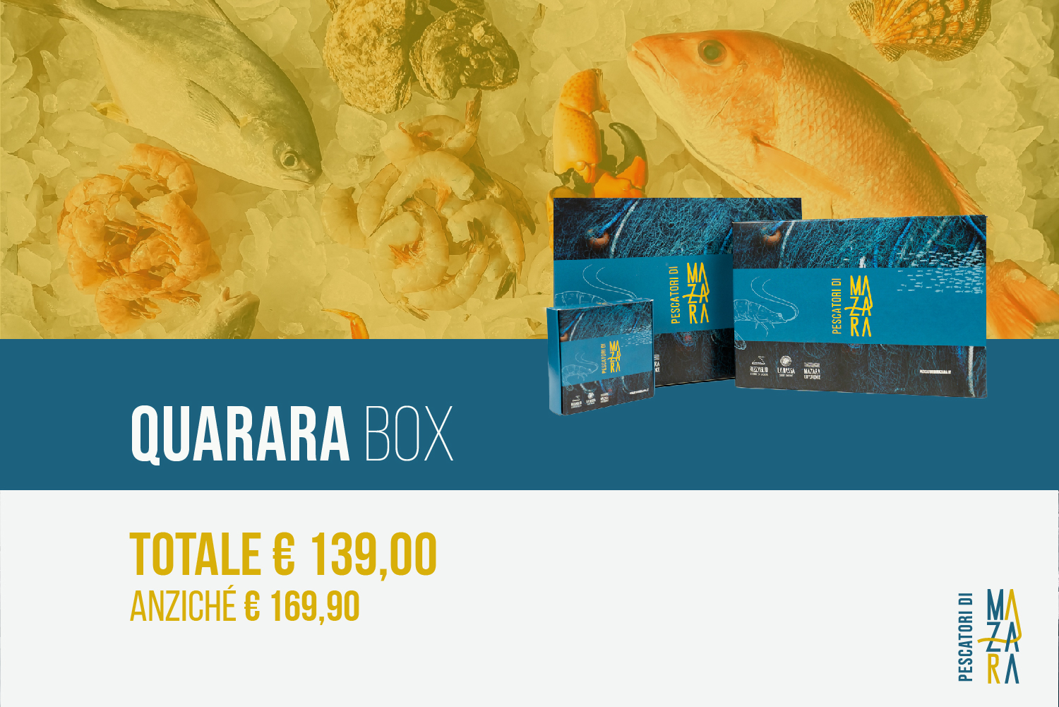 Quarara box confezione di pesce in offerta